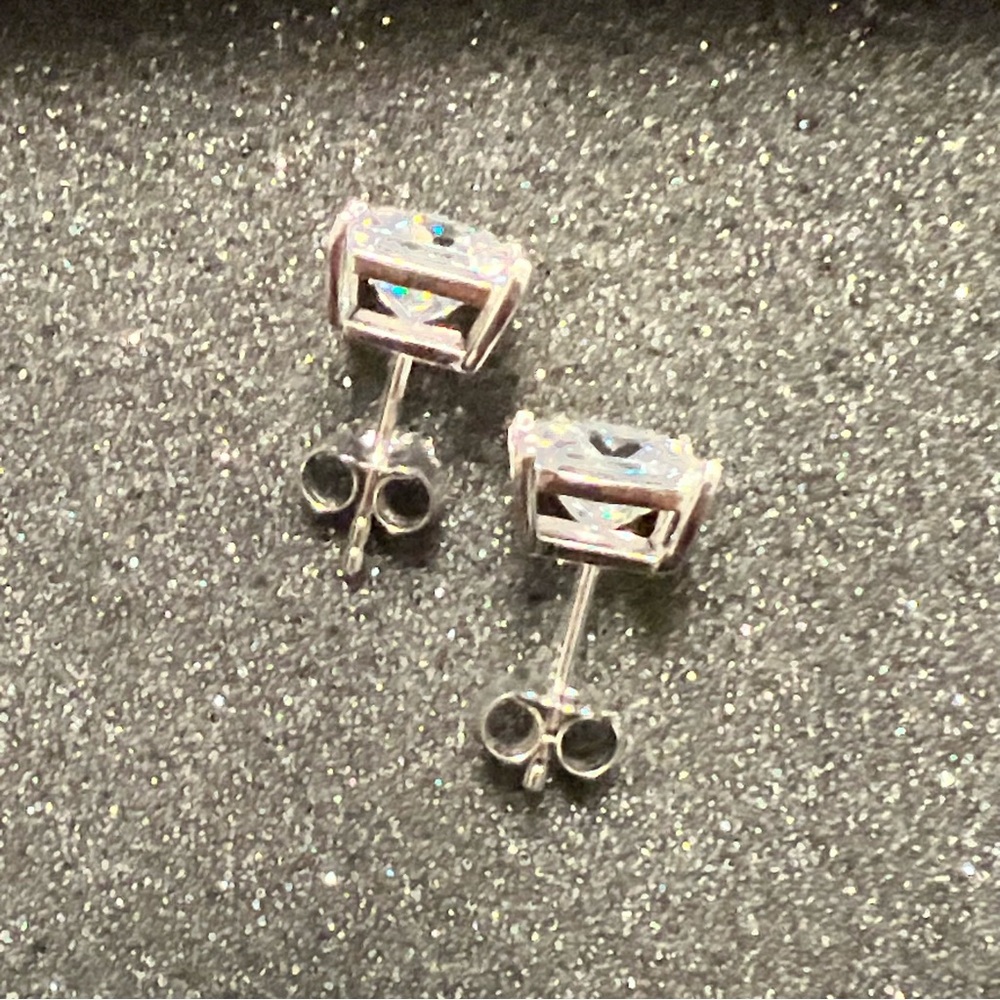 Tocara Silver Stud Earrings